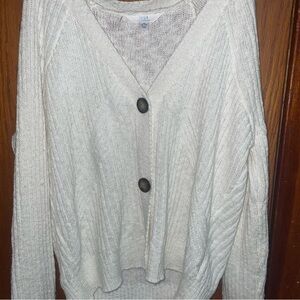 Time and tru Women’s Cotton Boyfriend Cardigan Sweater, light weight.
